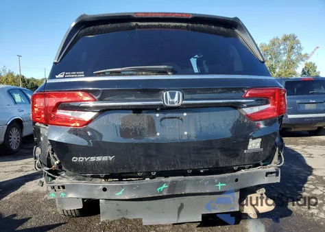 2022 Honda Odyssey Touring from USA, damaged, VIN 5FNRL6H88NB067031